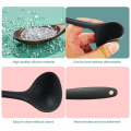 Miniatyrbillede 3 af 5: Suppeske, Non-Stick Silikoneske Varmeresistent Køkkenske Ergonomisk Serveringsske Suppeske Ske med behageligt greb Sort