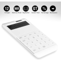 Miniatyrbillede 4 af 7: Kontorregnemaskine, 12-cifret stort LCD-display, solcelledrevet, standard skrivebordsregnemaskine