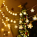 Miniatyrbild 1 av 5: Snöflinga Jultomte Ljusslinga 3M 20st LED Ljusslinga