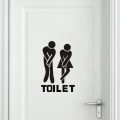 Miniatyrbild 1 av 5: DIY Avtagbar Man Kvinna Badrum Toalett Badrum WC Skylt