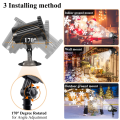 Miniatyrbilde 3 av 5: Lys Snowflake Jul Prosjektor LED IP65 Prosjektor