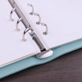 Miniatyrbillede 2 af 6: A6 PU Læder Notesbog Binder Genopfyldelig 6 Rings Binder til A6 Fyldpapir, Løsblad Personlig Planlægger Binder Cover