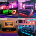 Miniatyrbilde 4 av 5: 20M LED-stripe, 5050 RGB LED-stripe lys Multicolor