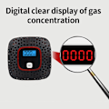 Miniatyrbild 2 av 5: Kolmonoxidvarnare, CO-detektor med digital display, väggmonterad