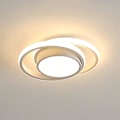 Miniatyrbillede 1 af 5: Moderne LED loftlampe 32W 2350LM, varmt hvidt lys 3000K, rund loftlampe, velegnet til soveværelse, entre, balkon og korridor