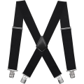 Miniatyrbillede 1 af 4: Elastiske seler 5 cm brede, 4 stærke clips X-form, mænd & kvinder
