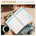 Miniatyrbillede 5 af 5: Kontor Arbejds Planner Notesblok, Spiralbundet Skema, Daglig Planlægnings Notesbog, A5 Kalenderbog, 2025 Dato Bog Akademisk Planner