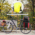 Miniatyrbillede 3 af 5: Cykel Vandtæt 3 i 1 Bagagebærer Taske Cykeltasker Cykelholder Taske Med Regnbetræk