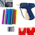 Miniatyrbilde 1 av 4: Hurtig klærfikser, symaskin, quiltefestepistol, mikrosømpistol, mini sømheftepistol for klær, mikromerking sømverktøy for klær Blue