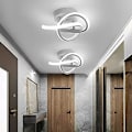 Pikkukuva 3 / 5: Moderni LED-kattovalaisin, 22W alumiini- ja akryylikattolamppu