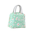 Miniatyrbillede 1 af 5: Isoleret frokostpose, bærbar termisk frokostpose køletaske frokostboks arrangør tote taske arbejde skole picnic camping rejse (Daisy Green)