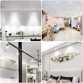 Miniatyrbillede 5 af 5: LED GU10 Spotlight Pærer, 5W Cool White 6500K (50W Halogen Equivalent) Energibesparende Pære, 400LM 120° Stråle Ikke-dæmpbar, 10 Pak