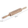 Miniatyrbillede 3 af 3: Præget kagerulle til kvinder julegaver (snefnug)