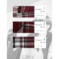Miniatyrbilde 5 av 6: Motebehagelig Vintervarm Stor Rutete Teppe Plaid Dame Sjal Wrap Sjal Julegave