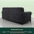 Miniatyrbilde 5 av 5: 1 stk Sofaovertrekk med stretch Jacquard armlene (1 sete, grå)