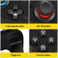 Miniatyrbilde 3 av 6: Kontroller for Switch, Trådløs Pro Kontroller for Switch/Switch Lite, Switch Gamepad Joystick Fjernkontroll Left red, right blue