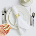 Miniatyrbillede 5 af 5: 12 stk. servietringe, guld servietringe