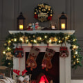 Miniatyrbillede 3 af 5: Juleguirlande med LED-lys, 270 cm 40 LED varm hvid (guld)