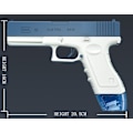 Miniatyrbillede 2 af 3: Elektrisk Vandpistol, Automatiske Sprøjtepistoler, Sommer Pool Strand Udendørs Blå