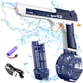 Miniatyrbild 1 av 5: Lätt Elektrisk Vattenpistol, Elektrisk Vattenpistol för Vuxna och Barn, 500ml, 2 i 1 Elektrisk Vattenpistol, Sommarleksaker för Vuxna, Pojkar, Flickor från (Blå) blue