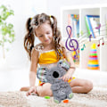 Miniatyrbild 4 av 5: Lugnande Utters Nalle Baby Ljudmaskin Lugnande Snuggle Otter Andningsfylld Djurplysch Leksak Sovbebis Leksak med Sinnesmusik Ljus Andning