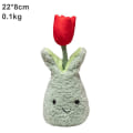Miniatyrbilde 4 av 4: Simulerte tulipanplanter plysj utstoppede leker