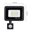 Pikkukuva 5 / 5: 20W LED-valonheitin liiketunnistimella, 24 LEDiä 6500K
