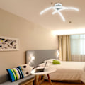 Miniatyrbilde 5 av 5: Moderne LED 3-lyskilde taklampe A85-265V - Hvit