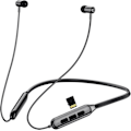 Pikkukuva 1 / 5: Bluetooth 5.0 urheilukuulokkeet, tukevat TF-korttia, IPX5, kevyet, langattomat mikrofonilla, niskapannalla, magneettiset