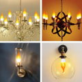 Miniatyrbillede 3 af 5: 2 stk. Flammepære LED Flamme Twinkle Effekt,E14