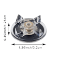 Miniatyrbilde 5 av 5: 2 Par Clutch-baser og Blader for 250W 600W 900W Bladgir Blender Juicer Tilbehør