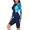 Miniatyrbillede 4 af 5: One Piece Badedragt Langærmet Rash Guard Dame Våddragt,S