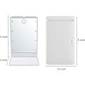 Miniatyrbild 3 av 7: Bärbar LED-upplyst sminkspiegel med 8 dimbara LED-lampor, Touch-switch rese-sminkspiegel, Vikbar kompakt spegel 1X & 2X förstoring