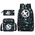 The Hunger Games Starry Sky 3-Piece Backpack Set Diamond Diamond Shoulder bag + pencil case