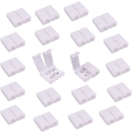 Miniatyrbillede 1 af 4: LED-strimmelkonnektor 2-polet LED, fri for lodning (20 stk.)