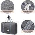 Miniatyrbillede 5 af 5: Kabinekuffert Under Sædet Foldbar Rejse Duffel Taske Tote Håndtaske Carry On Overnight Bagage til Kvinder Mænd