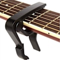 Miniatyrbillede 1 af 5: Sort guitar capo - skift tone og spil i sort stil
