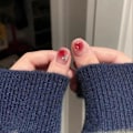 Pikkukuva 3 / 5: Vaaleanpunaiset Blush-tekokeinokynnet, viehättävät ja mukavat käytettävät manikyyrikynnet, sormenkynsien DIY-käyttöön kotona