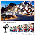 Miniatyrbild 2 av 5: LED-projektor för snöflingor - julprojektor IP65