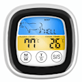 Miniatyrbild 1 av 5: Kötttermometer, snabbläsande mattermometer, digital kökstermometer för ugn