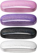 (4 stk.) Brilleetui, Unisex Hard Shell Brilleetui Beskyttelse