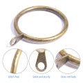 Miniatyrbillede 3 af 5: 50 stk. Metalgardinringe 38mm indvendig diameter (Messing)