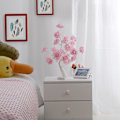 Miniatyrbillede 3 af 4: 24 LED Pink Rose Bordlampe Batteri eller USB Strømforsynet