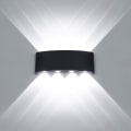 Miniatyrbillede 1 af 5: LED-loftslampe i aluminium, vandtæt, sort, 8 W