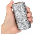 Miniatyrbild 4 av 5: 100M Dekorativ Metallisk Snöre - 1,5mm Silvertråd för DIY-Hantverk, Presentinslagning & Bröllopsfavörer