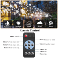 Miniatyrbilde 4 av 5: Lys Snowflake Jul Prosjektor LED IP65 Prosjektor