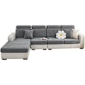 Miniatyrbild 1 av 5: Jianyana Universal Jacquard L-formad Elastisk Soffa Sittdyna Kuddöverdrag, Slitstark Möbelskydd för Kuddar på Chaise Longue M Ryggöverdrag