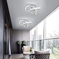 Pikkukuva 4 / 5: Moderni LED-kattovalaisin, 22W alumiini- ja akryylikattolamppu