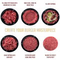 Miniatyrbillede 4 af 5: Non-Stick Hamburgerform Kit Bedste køkkenudstyr (Sort)