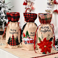 Miniatyrbillede 4 af 5: Julevinspose, 36x15cm Flaskebeklædning Vingave